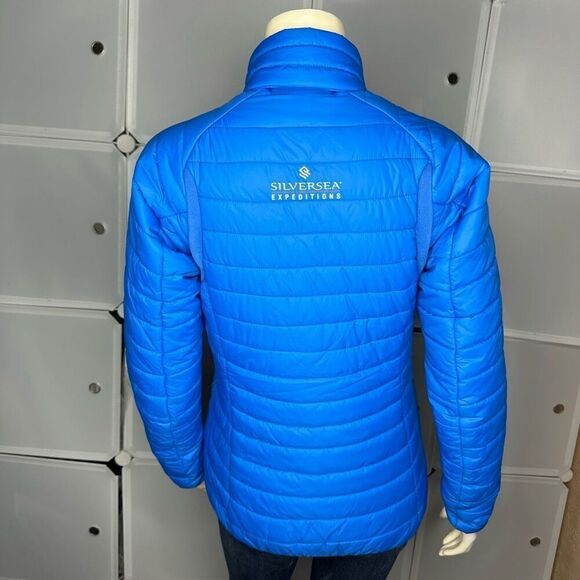 Haglofs Silversea Insulated Down Quilted Blue Puffer Jacket Size Small - Picture 2 of 11